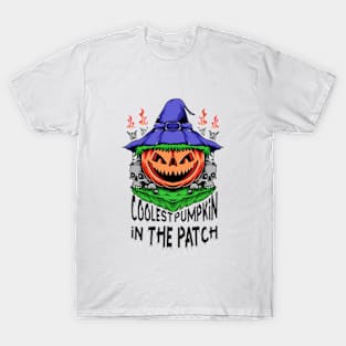 Coolest Pumpkin In The Patch - Coolest Halloween T-Shirt